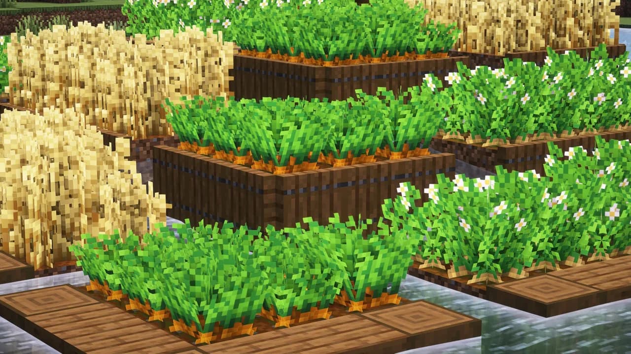 (Bee's) Fancy Crops 1.18.2 — скачать ресурспак для Minecraft