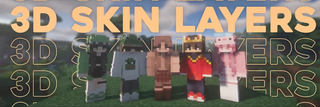 3D Skin Layers 1.12.2 — скачать мод на Forge