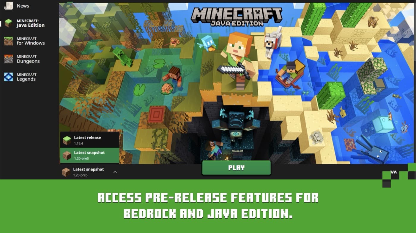 Minecraft Launcher — скриншот 1