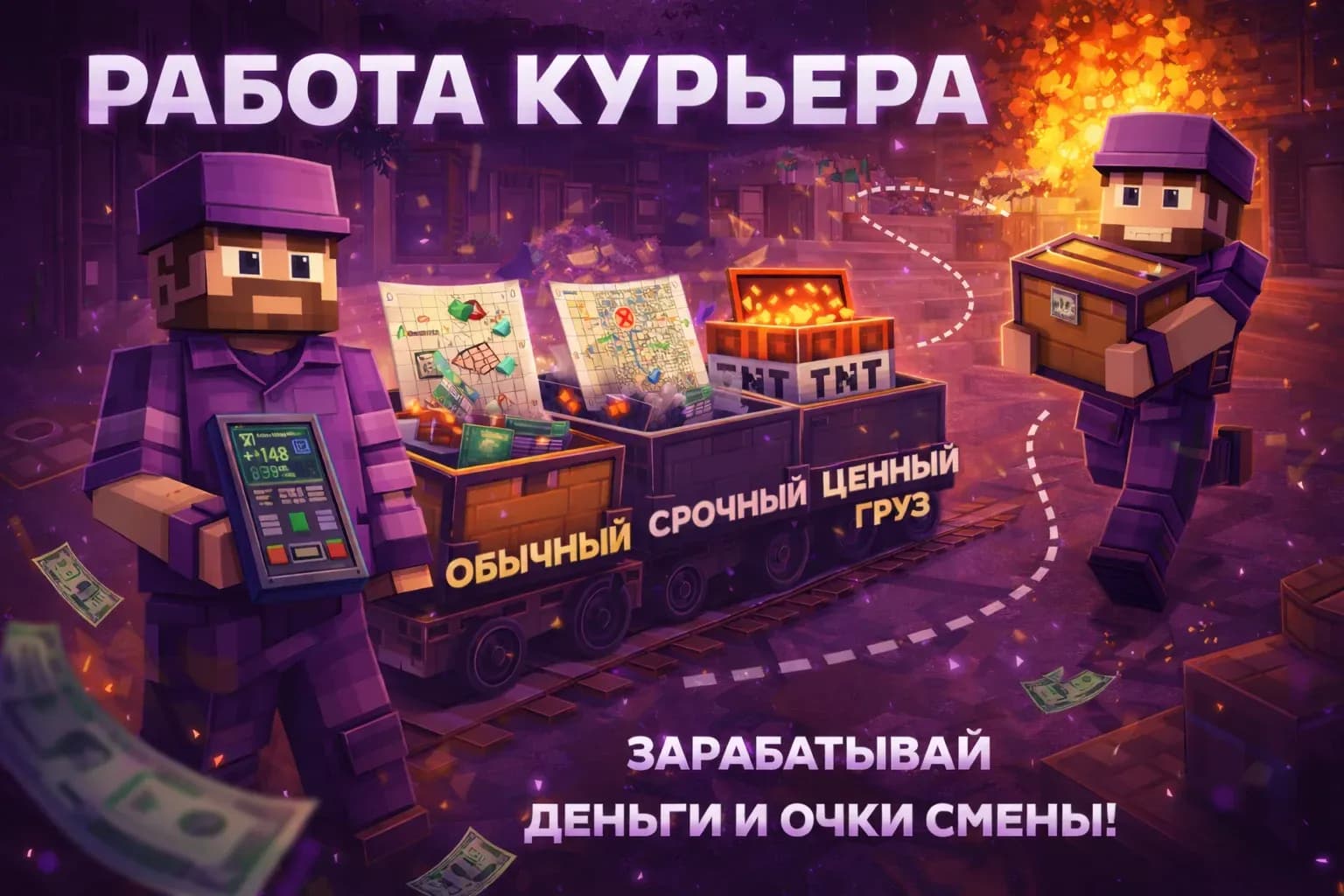 Скриншот BerryCraft - Фиолетовый Шторм 6